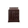 James Martin Vanities De Soto 31.3 in. W x 23.5 in. D x 35 in. H Single Bath Vanity Cabinet without Top in Burnished Mahogany