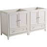 Fresca Oxford 59 in. Traditional Double Bathroom Vanity Cabinet in Antique White