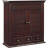 CROSLEY FURNITURE Lydia 24.25 in. W x 25.75 in. H x 9.25 in. D Surface Mount Medicine Cabinet in Espresso