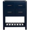 Santa Monica 30 in. W x 18 in. D Bath Vanity Cabinet Only in Dark Blue