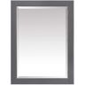 Avanity Allie 22 in. x 28 in. Surface Mount Medicine Cabinet in Twilight Gray Finish with Silver Trim