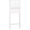 RiverRidge Home Medford Collection 23.56 in. W x 61.44 in. H x 7.75 in. D White Over-the-Toilet Storage