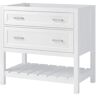 Foremost Lawson 36 in. W x 21-1/2 in. D x 34 in. H Bath Vanity Cabinet without Top in White