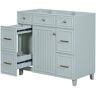 Nest fair 35.4 in. W x 16.65 in. D x 33.3 in. H Bath Vanity Cabinet without Top in Green