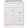 Glacier Bay Hampton 24 in. W x 21 in. D x 33.5 in. H Bath Vanity Cabinet without Top in White