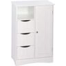 RiverRidge Home Ashland 22 in. W x 32 in. H Bathroom Linen Storage Floor Cabinet in White