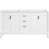 Avanity Emma 60 in. W x 21.5 in. D x 34 in. H Bath Vanity Cabinet Only in White