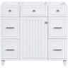 Siavonce 35.60 in. W x 17.80 in. D x 33.00 in. H Bath Vanity Cabinet without Top in White