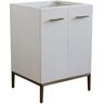 Bellaterra Home 24 in. W x 21.5 in. D Single Bath Vanity Cabinet Only in White