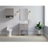 KOHLER Helst 24 in. W x 18 in. D x 36 in. H Single Sink Freestanding Bath Vanity in Mohair Grey with Quartz Top