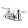 Kingston Kaiser 4 in. Centerset 2-Handle Bathroom Faucet in Chrome