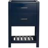 Santa Monica 24 in. W x 18 in. D x 35 in. H Bath Vanity Cabinet without Top in Dark Blue