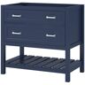 Foremost Lawson 36 in. W x 21-1/2 in. D x 34 in. H Bath Vanity Cabinet without Top in Aegean Blue