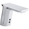 KOHLER Commercial AC-Powered Single Hole Touchless Bathroom Faucet in Polished Chrome