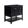 Fresca Manchester 36 in. W Bathroom Vanity Cabinet Only in Black