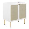 MODWAY Chaucer 29.5 in. W x 18 in. D x 32.5 in. H Bath Vanity Cabinet without Top in White