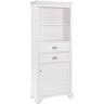 CROSLEY FURNITURE Lydia 23.5 in. W x 11.63 in. D x 60.13 in. H Linen Cabinet in White