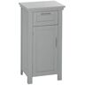 RiverRidge Home Somerset Collection 16 in. W x 30 in. H x 12 in. D Single Door Floor Cabinet in Gray