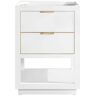 Avanity Allie 24 in. Bath Vanity Cabinet Only in White with Gold Trim