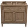 James Martin Vanities Chicago 36 in. W x 23.4 in.D x 32.5 in. H Single Vanity Cabinet Without Top in Whitewash Walnut