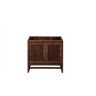 James Martin Vanities Athens 35.8 in W x 23.1 in D x 33.5 in H Bath Vanity Cabinet without Top in Mid Century Acacia