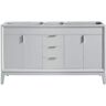 Avanity Emma 60 in. W x 21.5 in. D x 34 in. H Bath Vanity Cabinet Only in Dove Gray