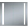 innoci-usa Double Door Melania 30 in. x 26 in. LED Recessed Medicine Cabinet