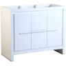 Fresca Allier 40 in. Modern Bathroom Vanity Cabinet in White