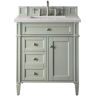 James Martin Vanities Brittany 30.0 in. W x 23.5 in. D x 34 in. H Bathroom Vanity in Sage Green with Eternal Serena Quartz Top