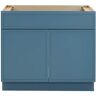 Vanity Art 36 in. W x 21 in. D x 32.5 in. H 2-Doors Bath Vanity Cabinet without Top in Sea Green