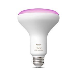 Philips Hue 85-Watt Equivalent BR30 Smart LED Color Changing Light Bulb with Bluetooth (1-Pack)