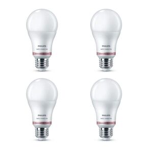 Philips Soft White A19 LED 60-Watt Equivalent Dimmable Smart Wi-Fi Wiz Connected Wireless Light Bulb (4-Pack)