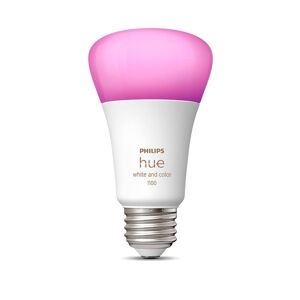 Philips Hue 75-Watt Equivalent A19 Smart LED Color Changing Light Bulb with Bluetooth (2-Pack)