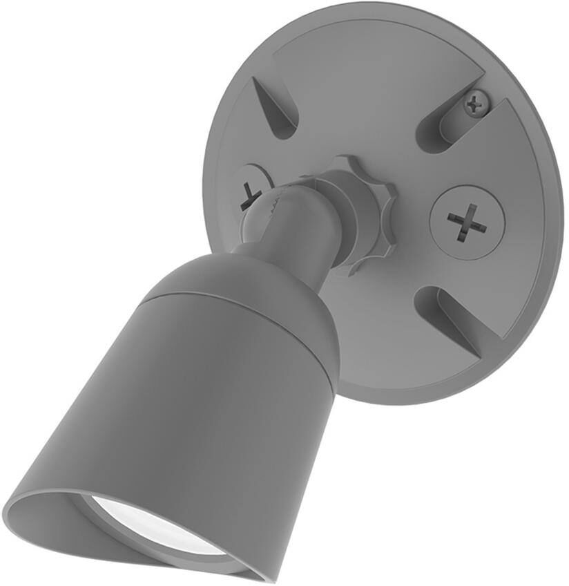 WAC Lighting Endurance Single Spot 15-Watt Graphite Outdoor Integrated LED Spot Light, 5000K