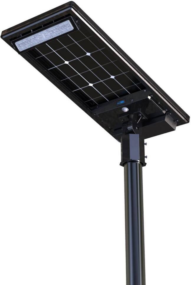 eLEDing Solar Power 40-Watt 8400 Lumens Motion Sensing Integrated LED Bifacial Super Power Remote Area Street Flood Light