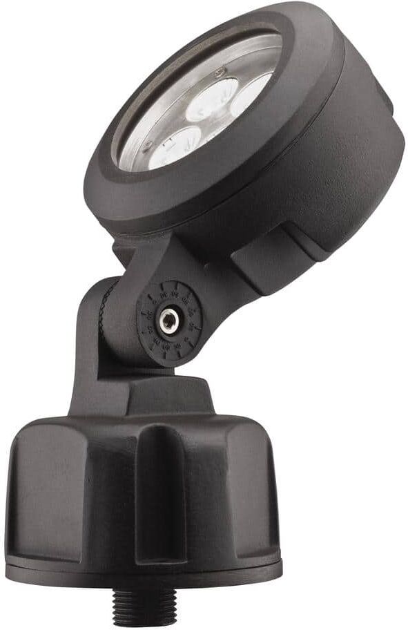 Lithonia Lighting Bronze Outdoor Integrated LED 5000K Landscape Spot Light