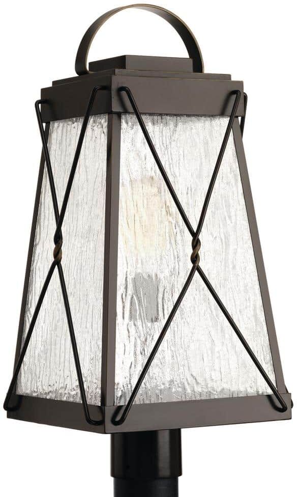 Progress Lighting Glenbrook Collection 1-Light Outdoor Oil Rubbed Bronze Post Lamp