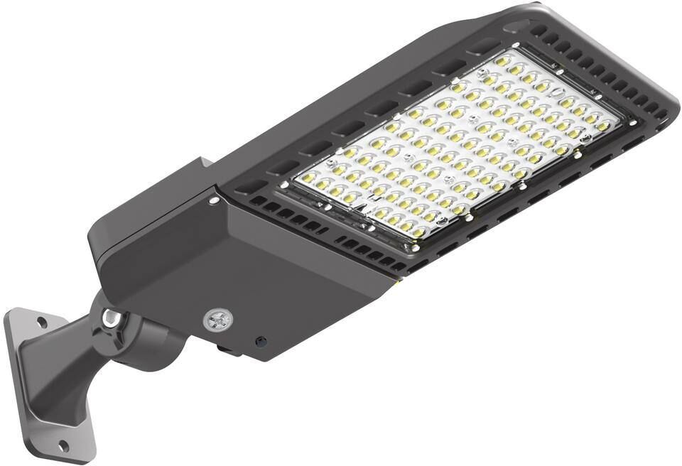 WYZM 1500- Watt Equivalent 300-Watt Integrated LED Bronze Parking Lot Area Light 5000k Daylight Arm Mount IP65