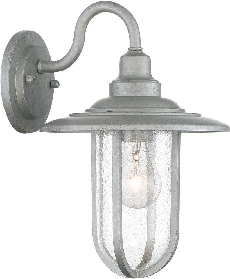 Minka Lavery Signal Park 1-Light Outdoor Galvanized Wall Mount Sconce