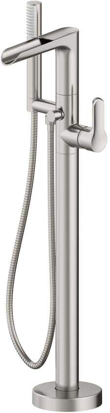 JACUZZI Karina Freestanding Tub Filler in Brushed Nickel