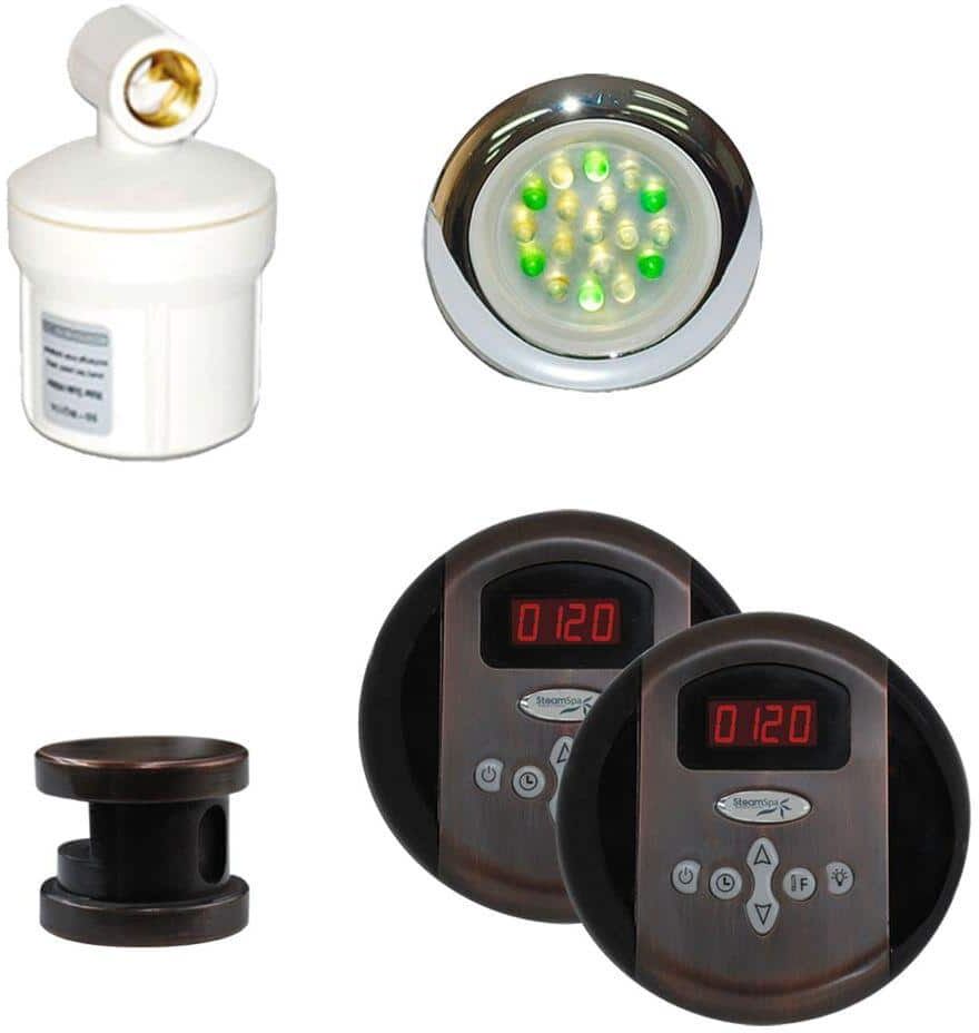 SteamSpa Royal Programmable Steam Bath Generator Control Kit in Oil Rubbed Bronze