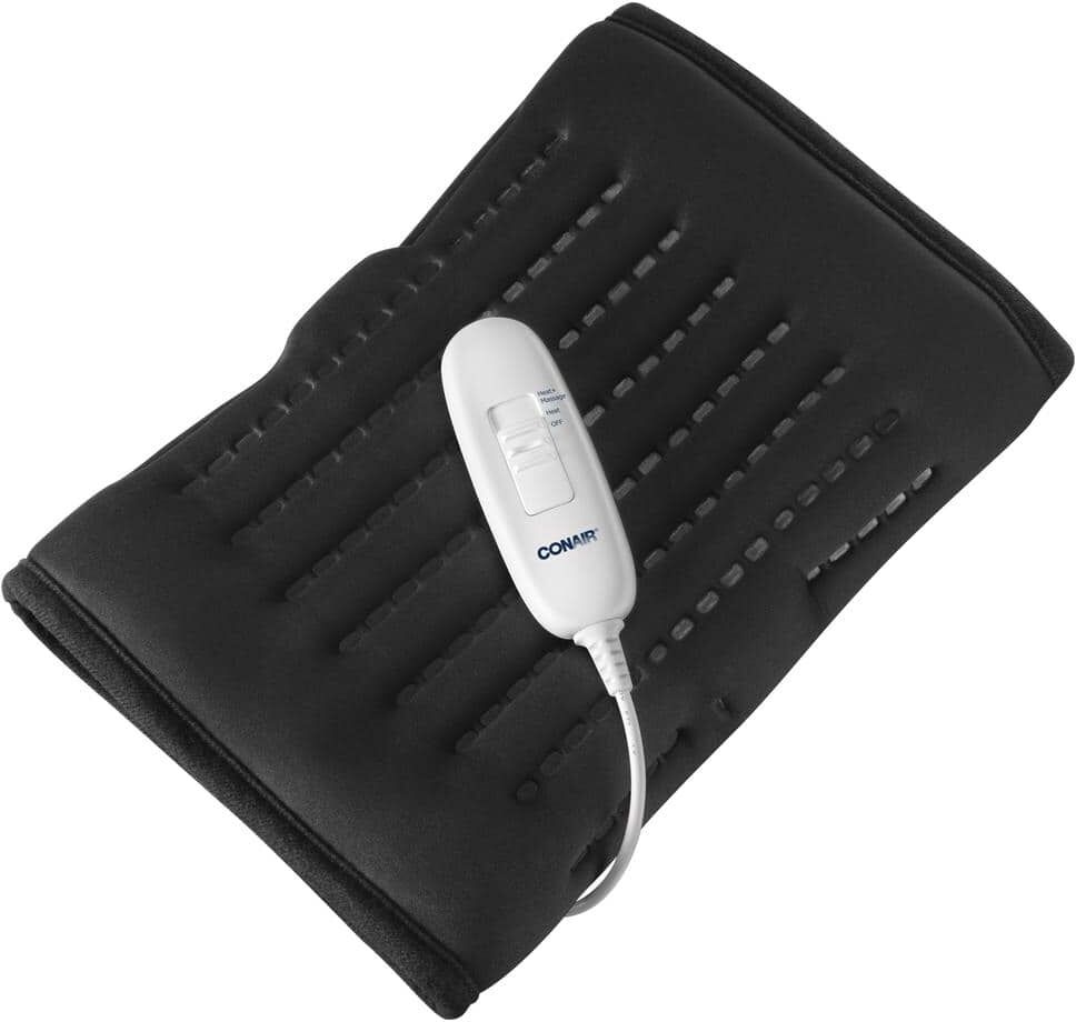 ConairComfort Massaging Heat Pad with Velcro Straps