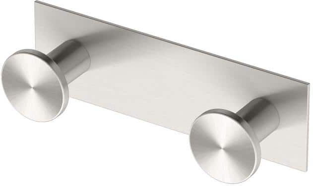 Gatco Glam All Modern Decor Double Robe Hook in Satin Nickel