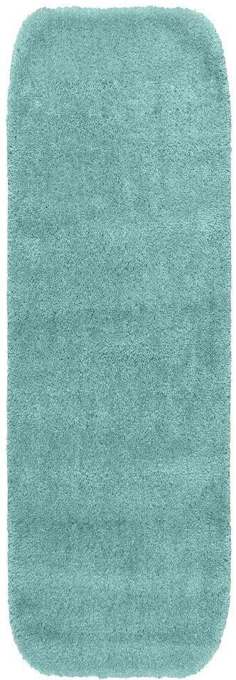 Garland Rug Traditional Sea Foam 22 in. x 60 in. Washable Bathroom Accent Rug