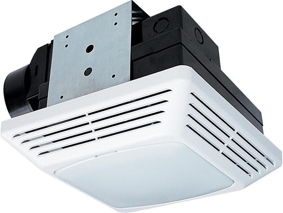 Air King ENERGY STAR Certified Snap-In Installation Quiet 50 CFM Bathroom Exhaust Fan with LED light