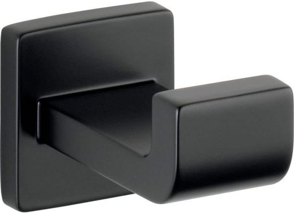 Delta Ara Single Towel Hook Bath Hardware Accessory in Matte Black