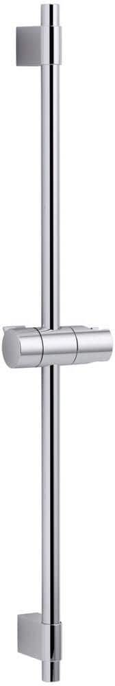 KOHLER Awaken 1-Spray Single Function Wall Bar Shower Kit in Polished Chrome