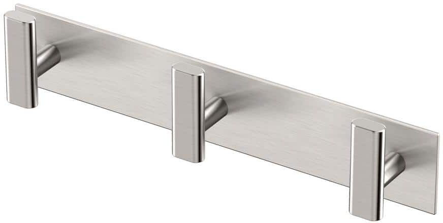 Gatco Elevate All Modern Decor Triple Robe Hook in Satin Nickel