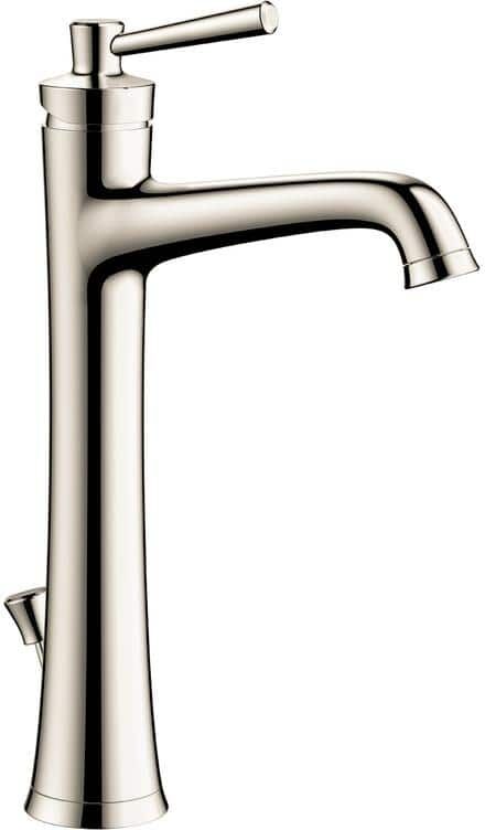 Hansgrohe Joleena Single Handle Single Hole Bathroom Faucet in Polished Nickel