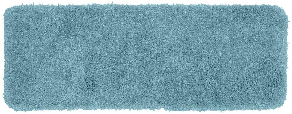 Garland Rug Serendipity Basin Blue 22 in. x 60 in. Washable Bathroom Accent Rug